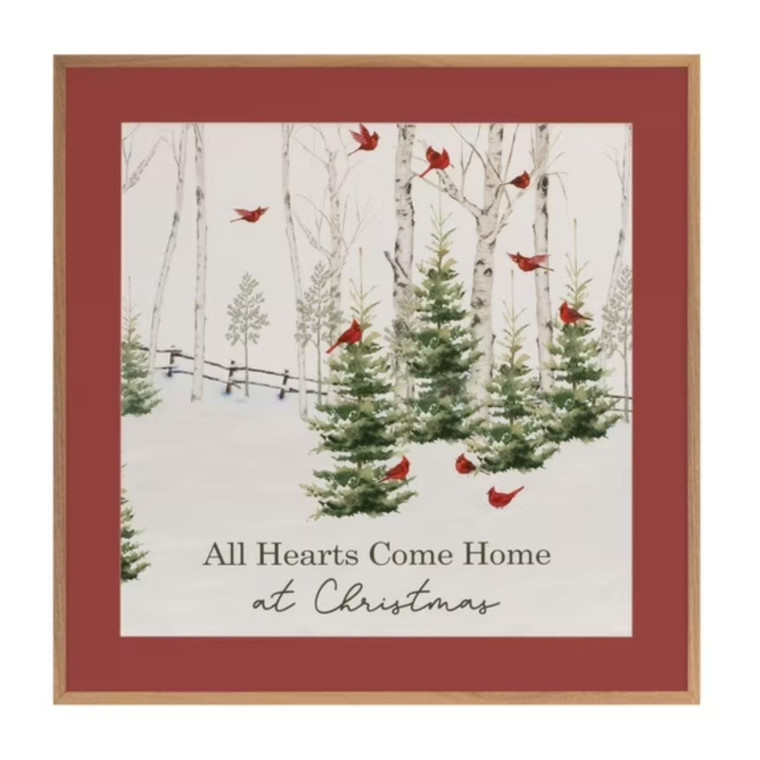 All Hearts Come Home Print - Framed 23.5" - FINAL SALE - NO RETURNS