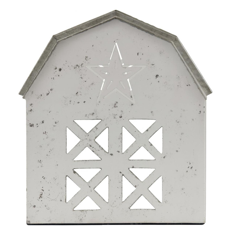 Barn Napkin Holder - Distressed White