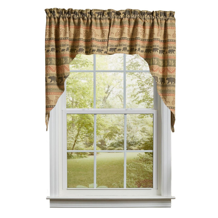 Bear Ridge Jacquard Swags - 72x36