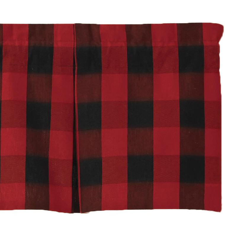 Buffalo Check Valance - Pleated 45x15
