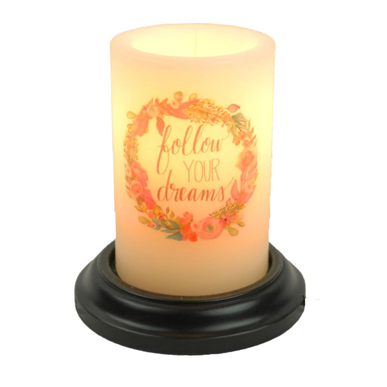 Candle Sleeve - Follow Your Dreams Floral