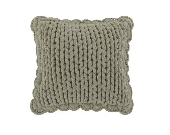 Chunky Decor Pillow - Sage