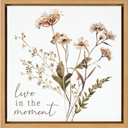 image of Live In The Moment wall accent