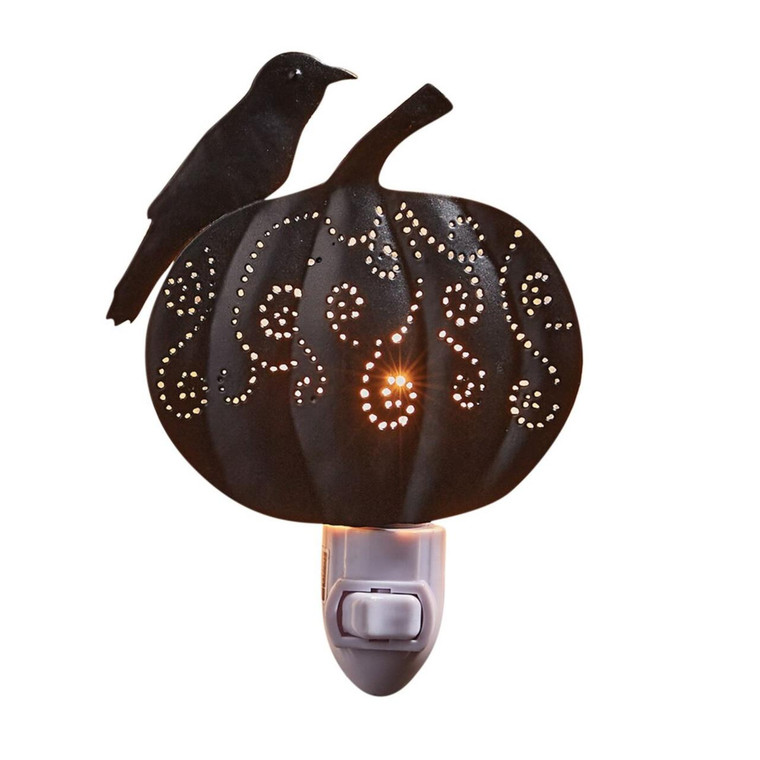 Crow & Pumpkin Night Light
