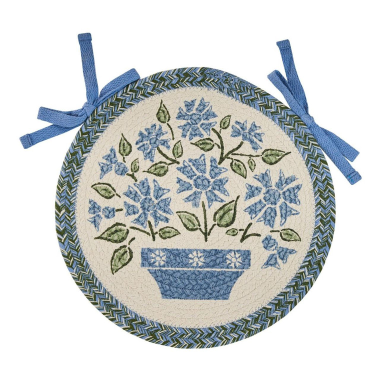 Emmaline Braided Chair Pads - Set of 2