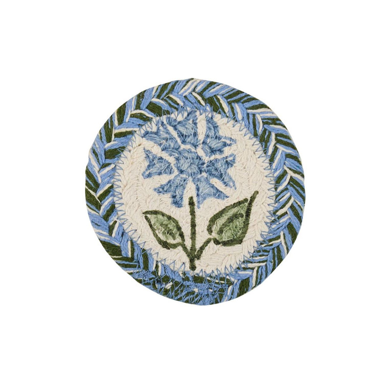 Emmaline Braided Coasters - 4" Set of 4