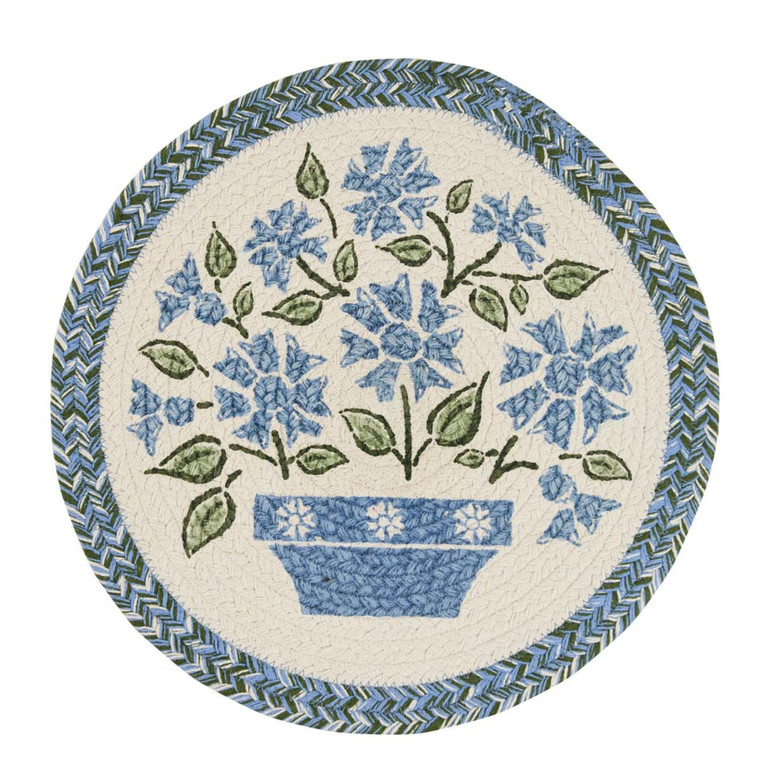 Emmaline Braided Placemats - Round 15" Set of 2