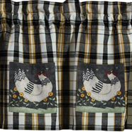 My Little White Hen Valance