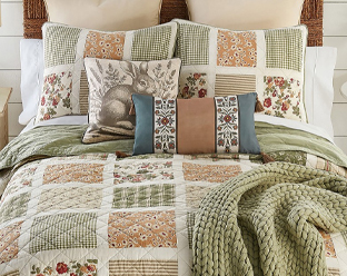 Peach Rose Bedding