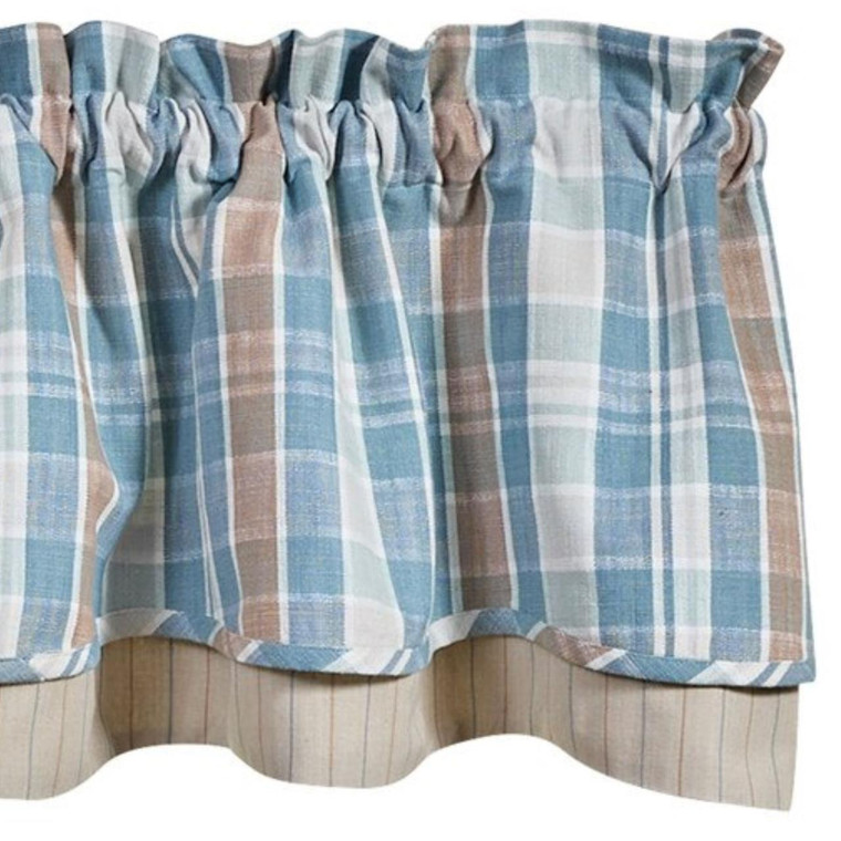 Jordan Lined Layered Valance - 72x16