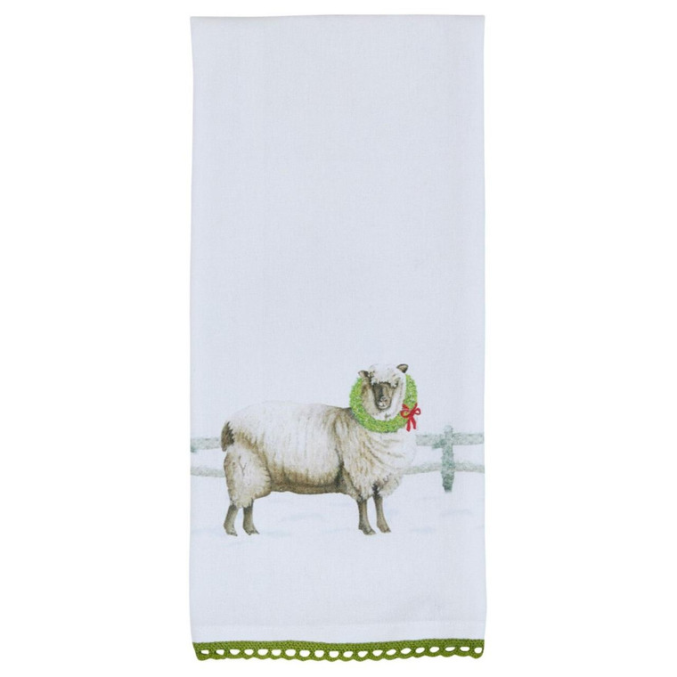 Merry Christmas Ewe Dishtowels - Set of 2