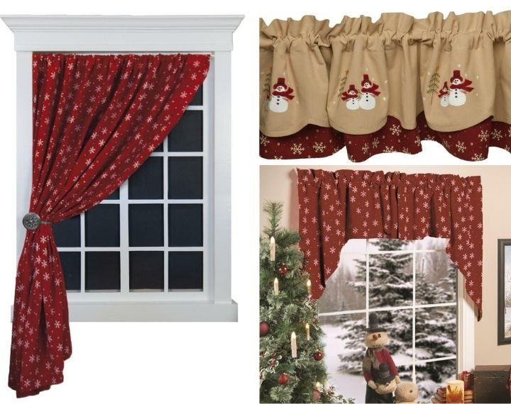 Merry Snowflake Curtain Collection