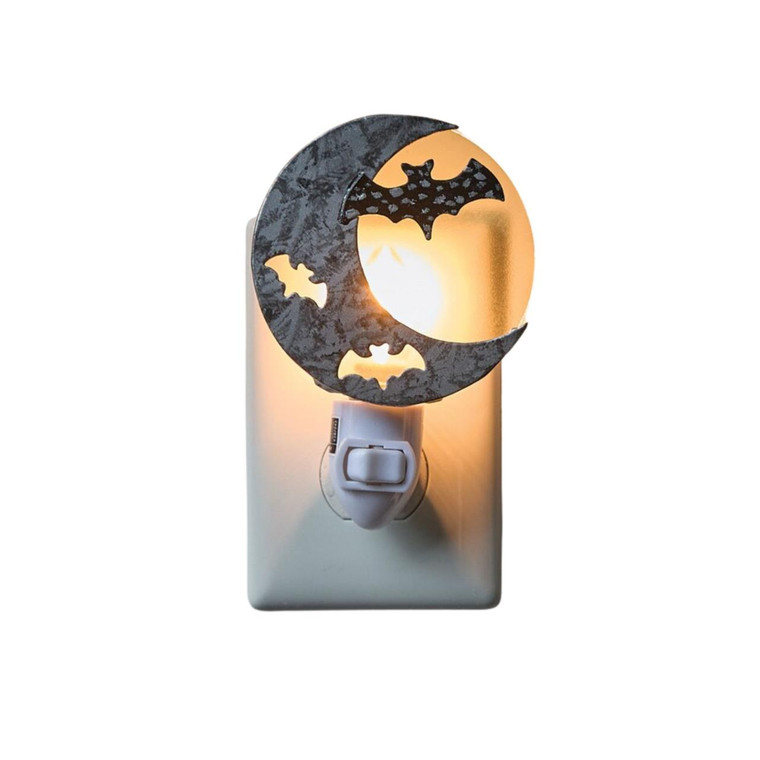 Moon And Bat Night Light