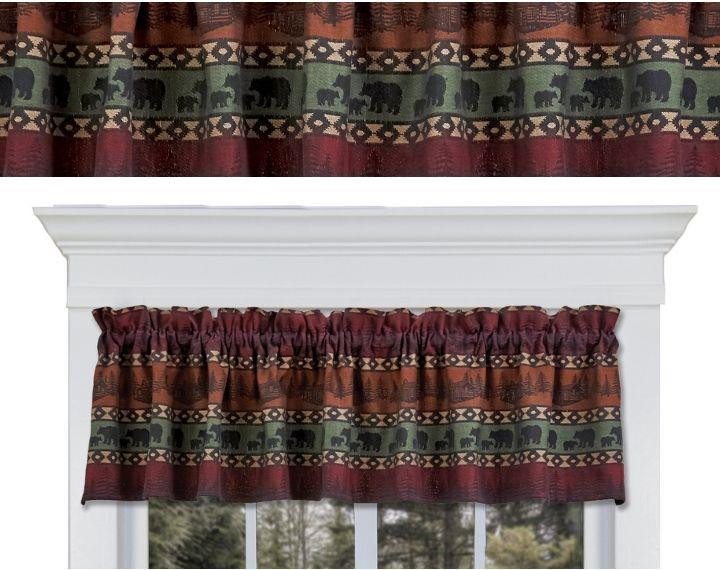 Mountain Bear Curtain Collection