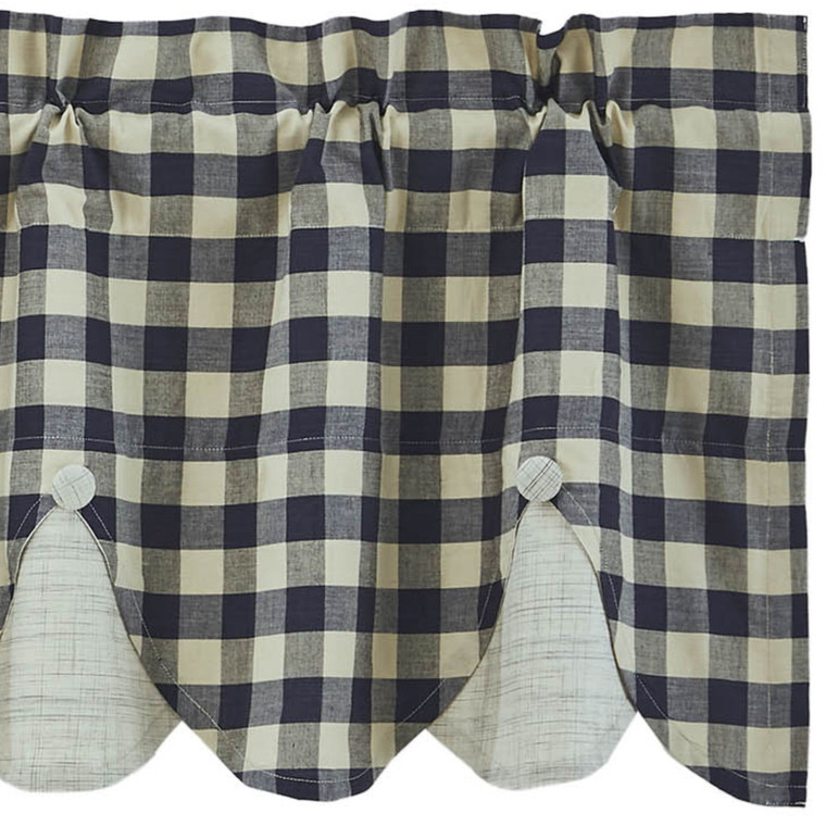 My Country Lined Layered Valance - 60x18