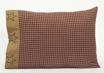 Patriotic Patch Pillowcases - Standard Set of 2