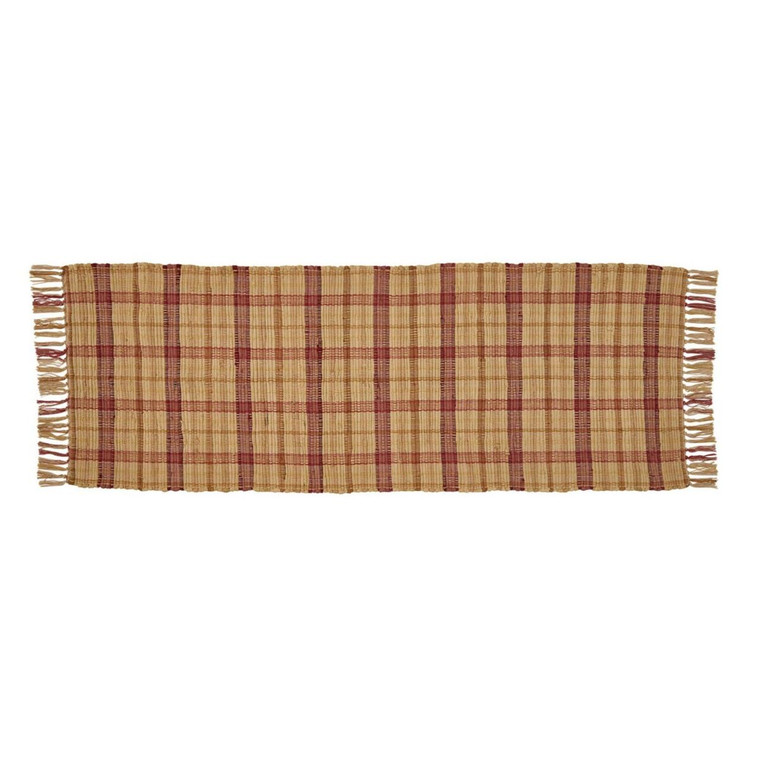 Persimmon Rug Runner - Chindi 2'x6'