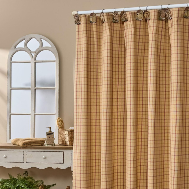 Persimmon Shower Curtain
