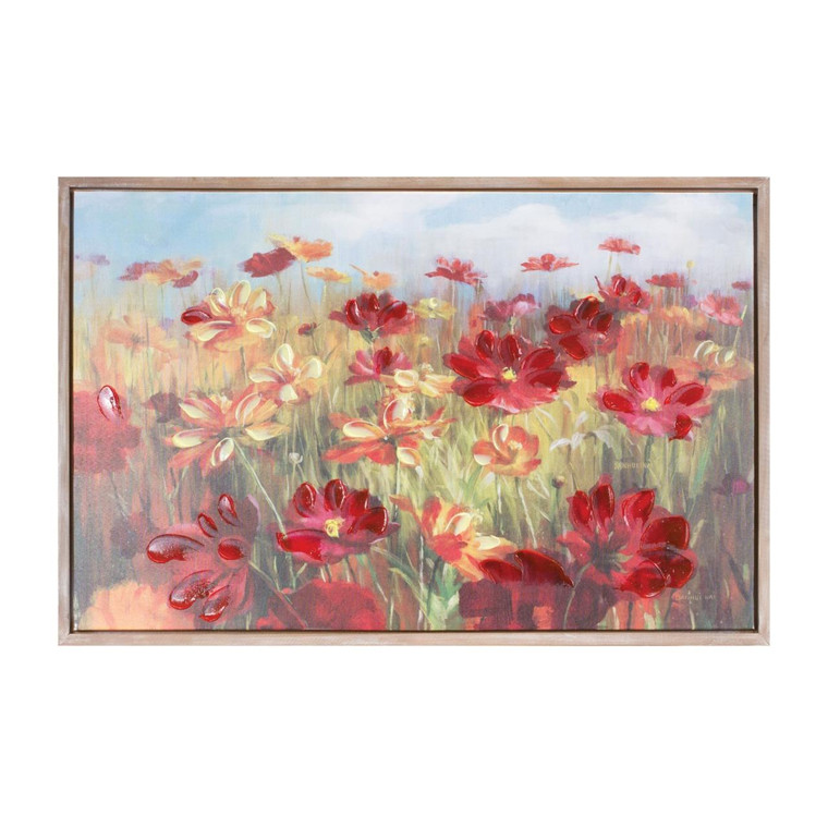 Poppy Floral Print - Framed 35.5x23.5 - FINAL SALE - NO RETURNS
