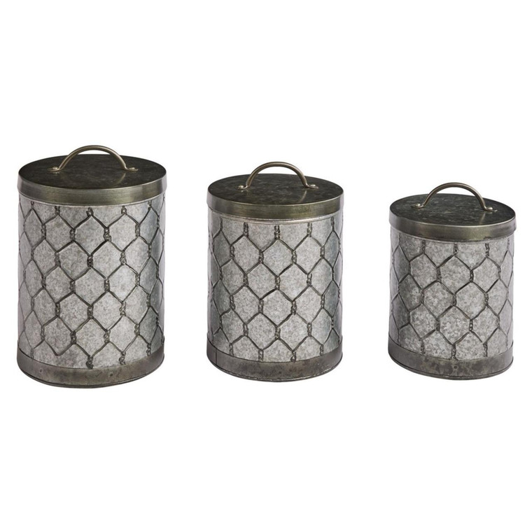 Rooster Canisters - Set of 3