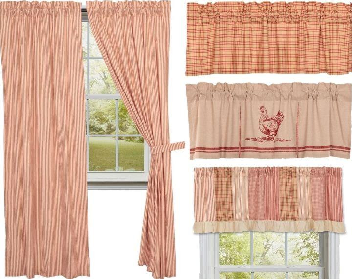 Sawyer Mill Red Curtain Collection