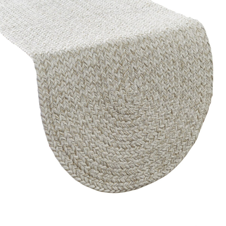Spice Bin Braided Table Runners - Sea Salt