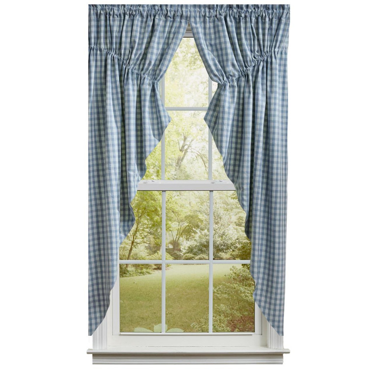 Stafford Dusk Prairie Gathered Curtains - 72x63