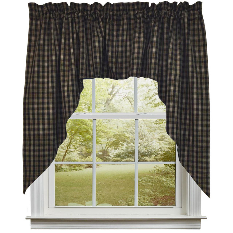 Sturbridge Black Swags - 72x36