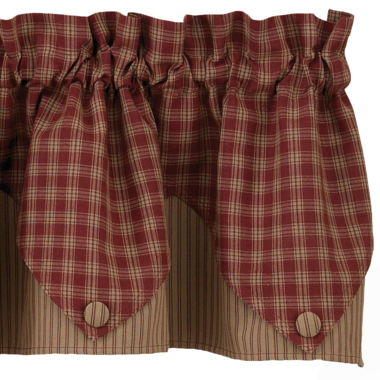 Sturbridge Wine Valance - Point 72x15