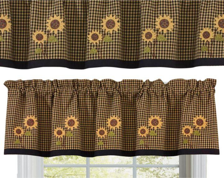 Sunflower Check Curtain Collection