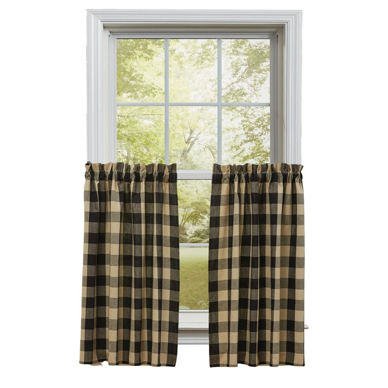 Wicklow Check Black Tiers - 72x36